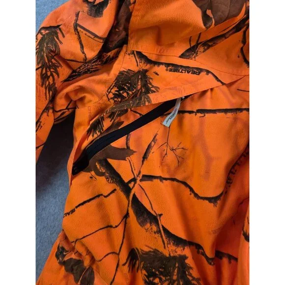 Grander Mountain Men's Realtree Waterproof Tech20 Breathable Orange Camo Jacket - Picture 6 of 16